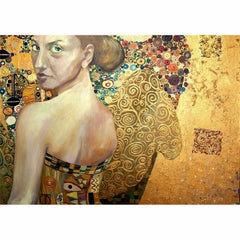 Decoupage Paper | Beautiful Woman in Gold | MINT by Michelle