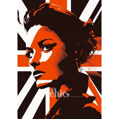 Brit Pop Queen Decoupage Paper by It’s So Chic Furniture Art | A1/A2/A3