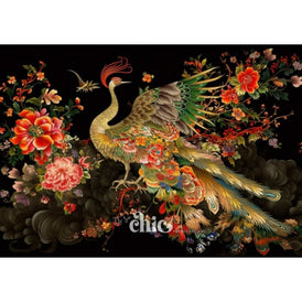 Chinoiserie Peacock Decoupage Paper by It’s So Chic Furniture Art | A1/A2/A3