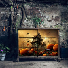 Haunted House 2 Decoupage Paper by MINT by Michelle | A3 or A1