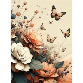 Peach Oasis Decoupage Paper by MINT by Michelle | A3 or A1