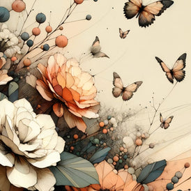 Decoupage Paper *NEW* | Peach Oasis MINT by Michelle A3