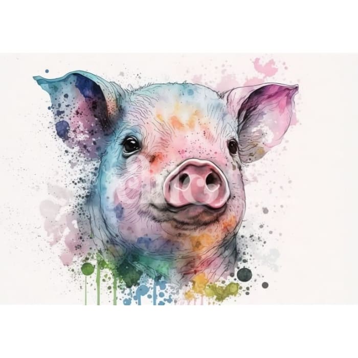This Little Piggy Decoupage Paper by It’s So Chic Furniture Art | A1/A2/A3