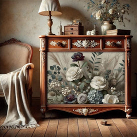 Winter Petals Decoupage Paper by MINT by Michelle | A3 or A1