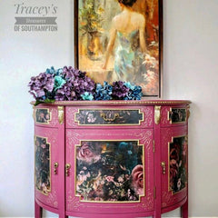 Decoupage Tissue | Andressa | Redesign With Prima | 19” x 30” | Rose Decoupage Paper, Floral Craft Paper, Pink Floral Paper