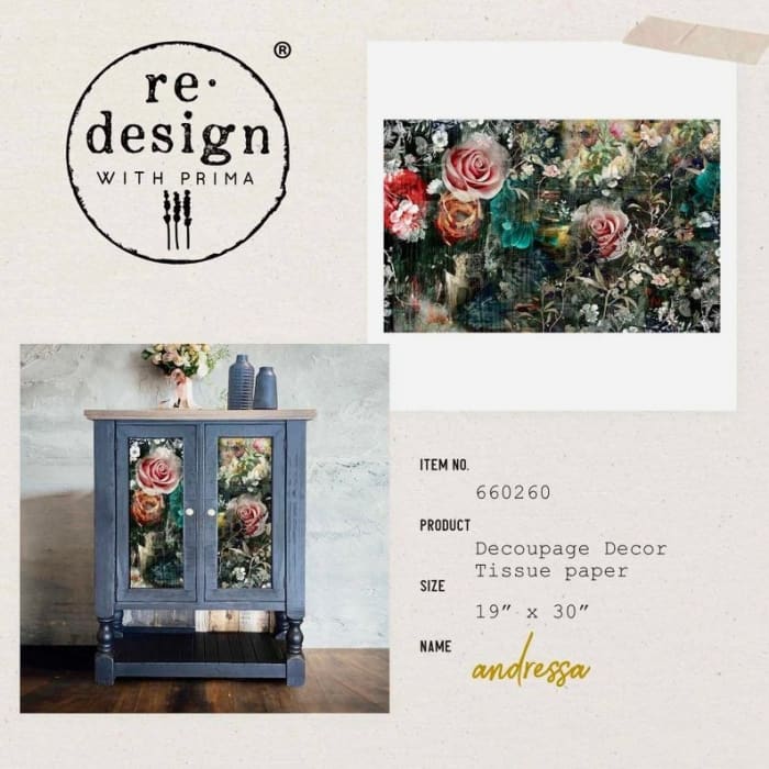 LITTLE WHITE BIRD NEW Decoupage Tissue Paper Andressa