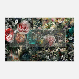 Decoupage Tissue | Andressa | Redesign With Prima | 19” x 30” | Rose Decoupage Paper, Floral Craft Paper, Pink Floral Paper