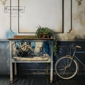 Decoupage Tissue Paper | Bike Break | Redesign With Prima