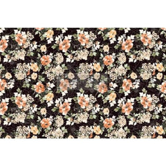 Decoupage Tissue Paper, Midnight Amber, Redesign With Prima, Floral Decoupage Paper, Floral Craft Paper