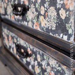Decoupage Tissue Paper, Midnight Amber, Redesign With Prima, Floral Decoupage Paper, Floral Craft Paper