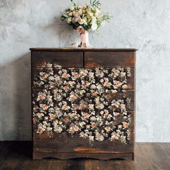 Decoupage Tissue Paper, Midnight Amber, Redesign With Prima, Floral Decoupage Paper, Floral Craft Paper