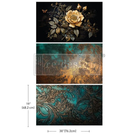 Petals Adorned Decoupage Tissue Paper by Redesign With Prima 3pk | 19” x 30”