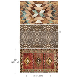 Western Whimsey Decoupage Tissue Paper by Redesign With Prima 3pk | 19” x 30” | Wild West Whispers Collection
