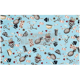 Wonderland Whimsey Decoupage Tissue Paper by Redesign With Prima | 19” x 30” | Lost in Wonderland Collection