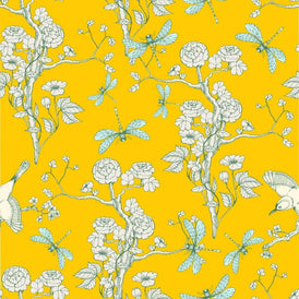 Yellow Chinoiserie Tissue Paper by MINT by Michelle | 3 x 35cm x 35cm images