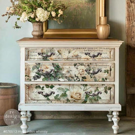 My Garden Whimsy Double Decoupage Tissue Paper Set by Redesign With Prima | 19” x 30” & A3 (11.7” x 16.5”)