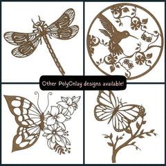 Dragonfly Wood Shape S111 by PolyOnlay Precision Art