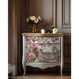 DUSTY VELVET MAUVE Decoupage Tissue Paper Set by Redesign