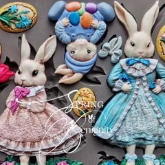 Easter Bunny Silicone Mould | Meadow Whispers | Redesign with Prima
