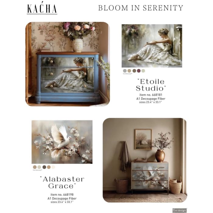 ETOILE STUDIO A1 Decoupage Paper by Redesign with Prima x