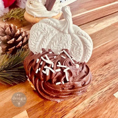 FALLING FOR FALL Mould | Redesign With Prima | 5" x 8" | Pumpkin Mould for Upcycling Furniture, Autumnal Craft Projects & Cake Decorating