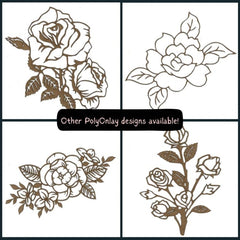 Feathers Wood Shape Pack S131 by PolyOnlay Precision Art | 7 pieces