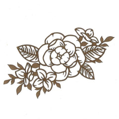 Flower Wood Shape S141 by PolyOnlay Precision Art