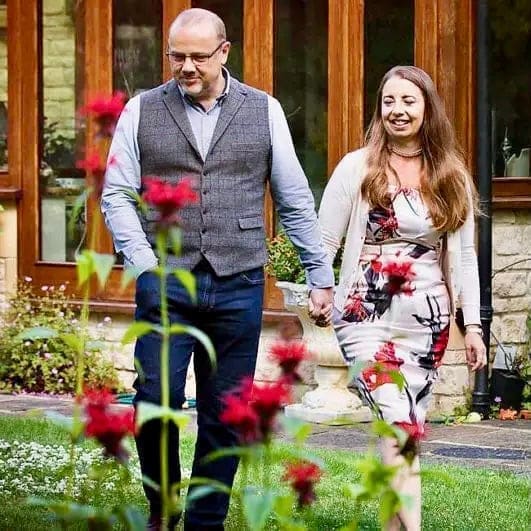 Solid Oak Vintage Side Table | Botanical Coffee Table