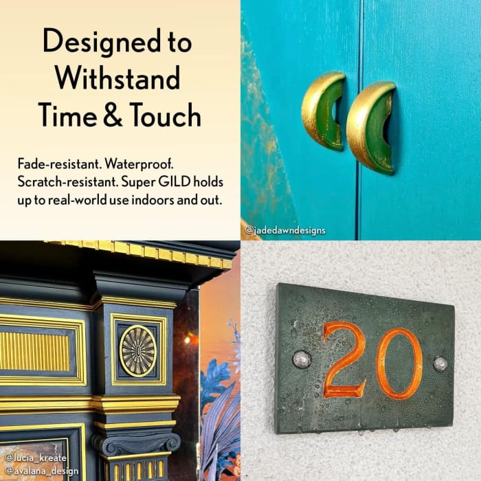 GILD Copper Paint | Metallic Gilding Enamel 30ml | Guild Lane | True Copper Metal Finish, High Pigment, Fast Drying, Fade-Resistant