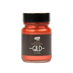 GILD Copper Paint | Metallic Gilding Enamel 30ml | Guild Lane | True Copper Metal Finish, High Pigment, Fast Drying, Fade-Resistant