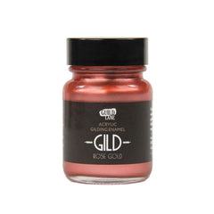 GILD Rose Gold Paint | Metallic Gilding Enamel 30ml | Guild Lane | True Rose Gold Metal Finish, High Pigment, Fast Drying, Fade-Resistant