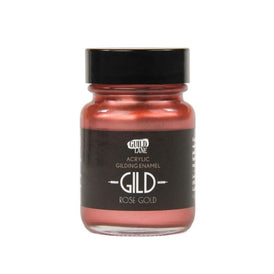 GILD Rose Gold Paint | Metallic Gilding Enamel 30ml | Guild Lane | True Rose Gold Metal Finish, High Pigment, Fast Drying, Fade-Resistant