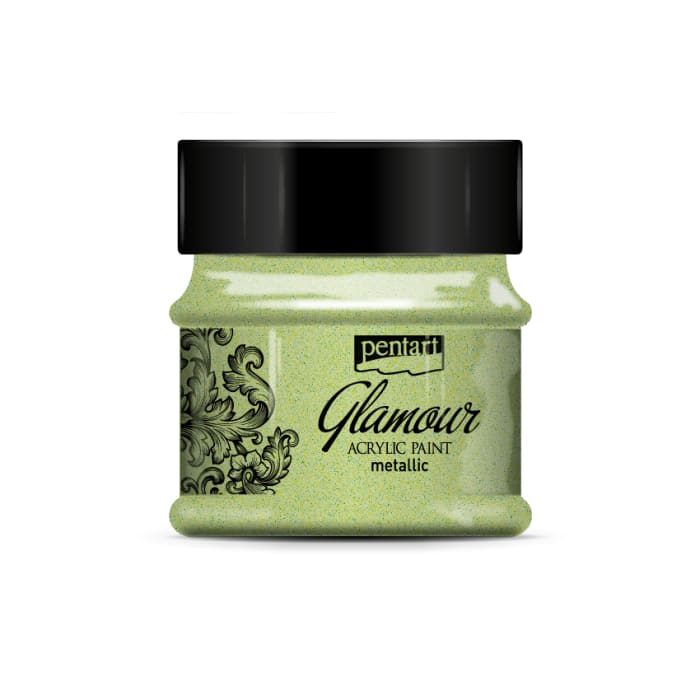 Glamour Acrylic Paint | GREENISH GOLD | Pentart | 50ml