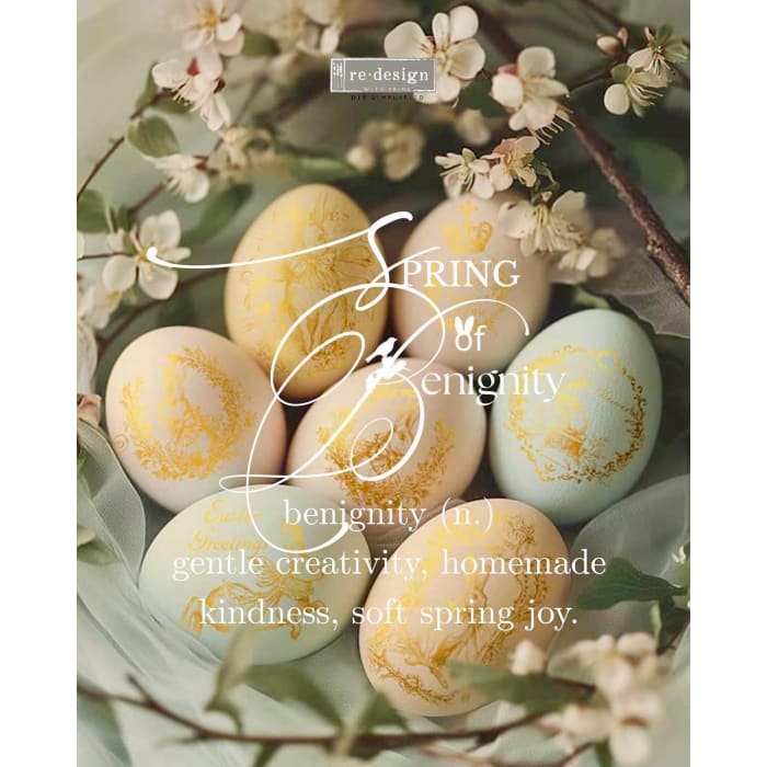 Gold Easter Bunny H2O Transfer | Gilded Spring | Redesign with Prima Waterslide Decal