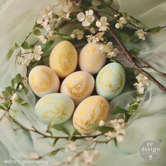 Gold Easter Bunny H2O Transfer | Gilded Spring | Redesign with Prima Waterslide Decal