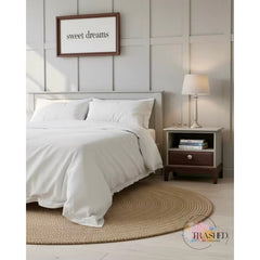 Grey & Dark Wood Luxury Nightstands | Mid Century Stag