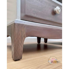 Grey & Dark Wood Luxury Nightstands | Mid Century Stag