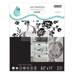 Blossomy H20 Transfer by Redesign With Prima | 8.5” x 11”