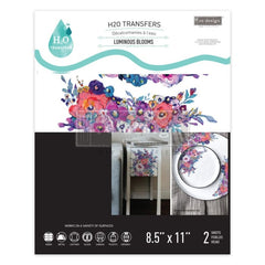 Luminous Blooms H2O Transfer by Redesign With Prima | 8.5” x 11”