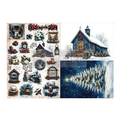 HEARTH & HOLLY, Redesign with Prima A3 Decoupage Fibre Paper Pack
