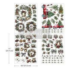 HOME for the HOLIDAYS Middy Transfer, Redesign with Prima 8.5x11” x3