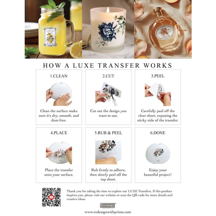 HOMETOWN HOLIDAY Luxe Transfer, Redesign with Prima 3.25x11.5”