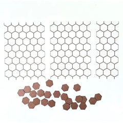 Honeycomb Wood Shape Pack S150 by PolyOnlay Precision Art
