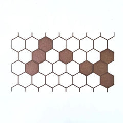 Honeycomb Wood Shape Pack S150 by PolyOnlay Precision Art