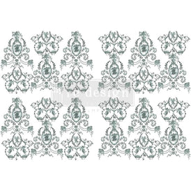 JARDIN SECRET Large Furniture Transfer by Redesign With Prima 24x35” | Vintage French Rub On Transfer
