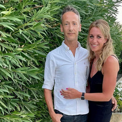 Sallie and partner, the furniture artists behind Belton & Bumble