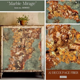 Marble Mirage A1 Decoupage Paper by Redesign With Prima | 23.4” x 33.1”