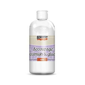 MATTE- DECOUPAGE GLUE & VARNISH - 500 ML