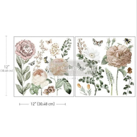 An Afternoon In The Garden Maxi Furniture Transfer by Redesign With Prima | 12” x 12”