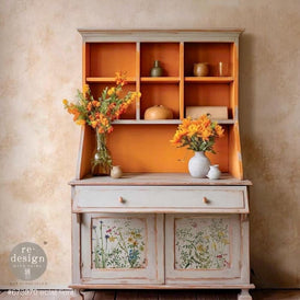 Eclat Floral Maxi Furniture Transfer by Redesign With Prima | 12” x 12” (2 sheets) | Blossom Reverie Collection